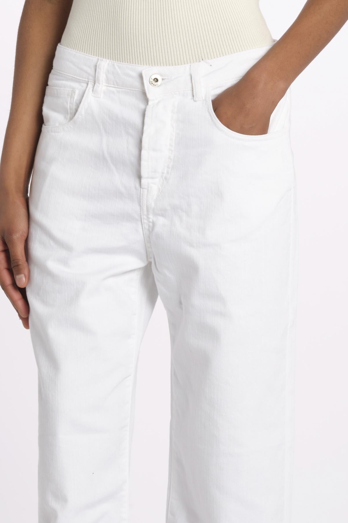 Denim ZELDA combo cropped ZELDA IVORY true avenue