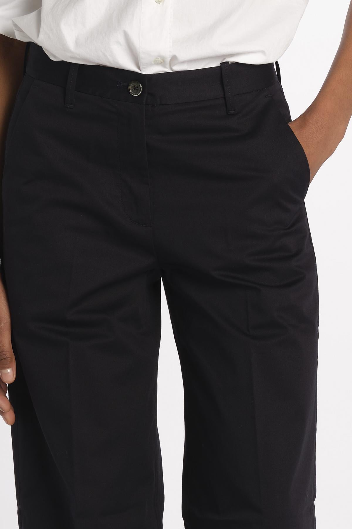 Pantalone NADIA co/ stretch NADIA NAC120 P01 NAVY nine in the morning