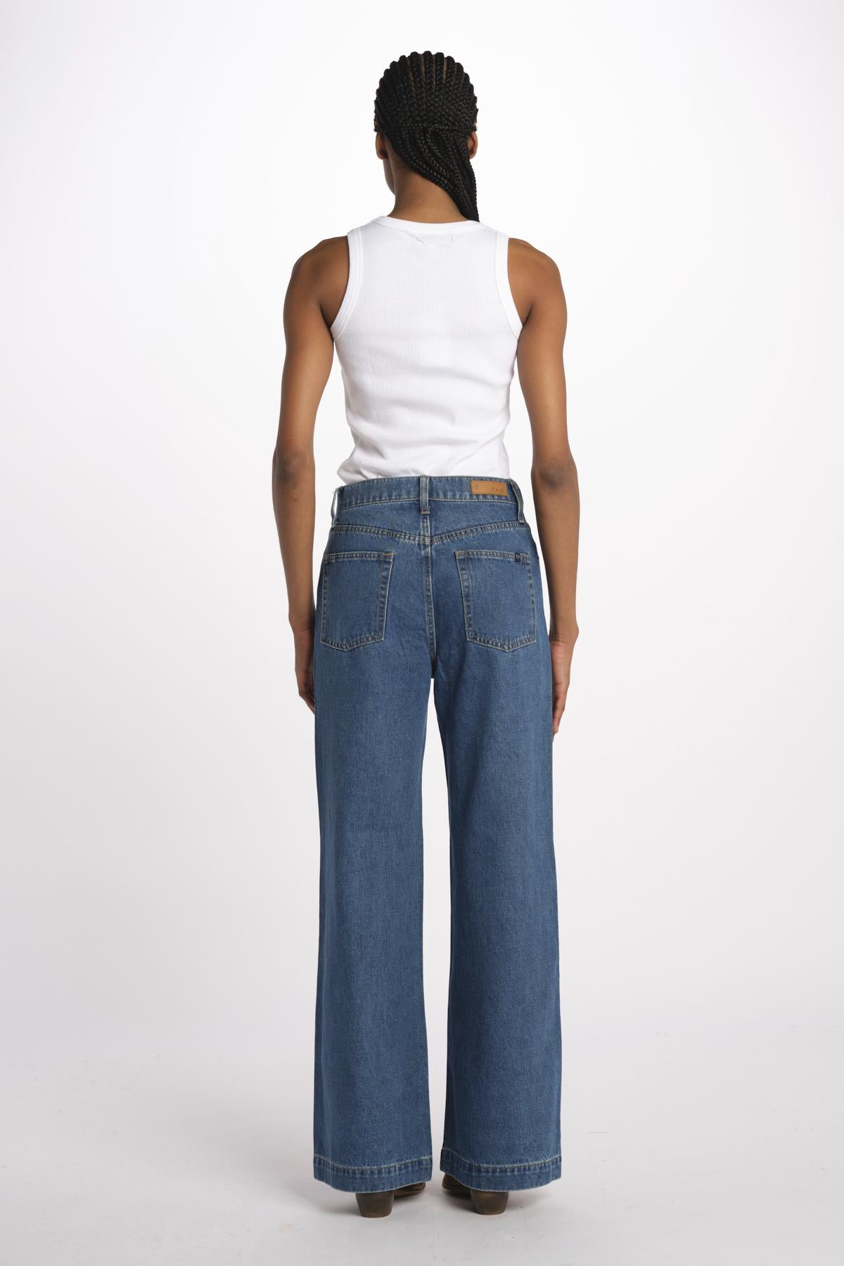 FLEURE denim flare fl 99 wf by fam. FLEURE STONE fam