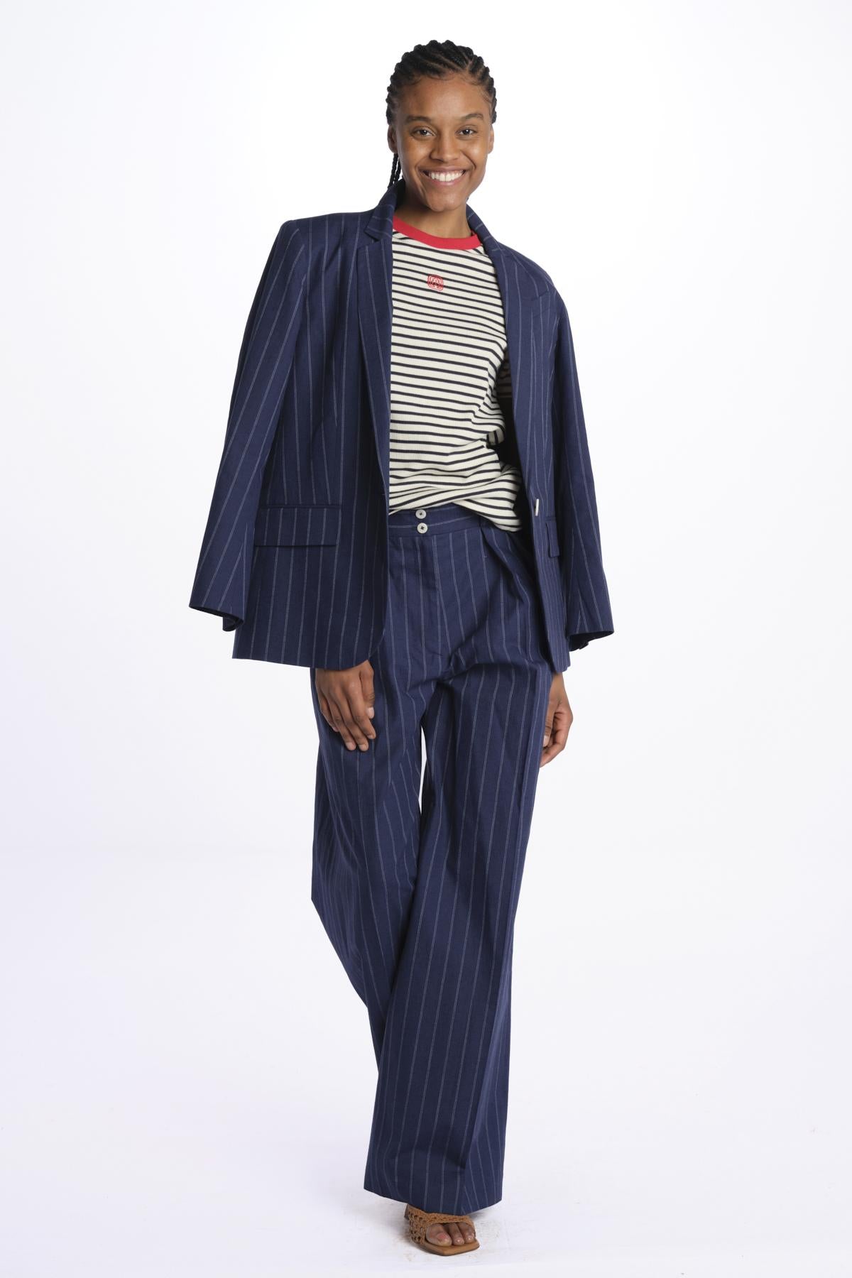 PAUL righe bicolore 14Y037CO185 NAVY ines de la fressange