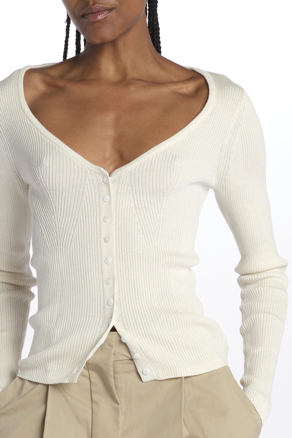 Cardigan GILI costine 5539106 CREME herskind