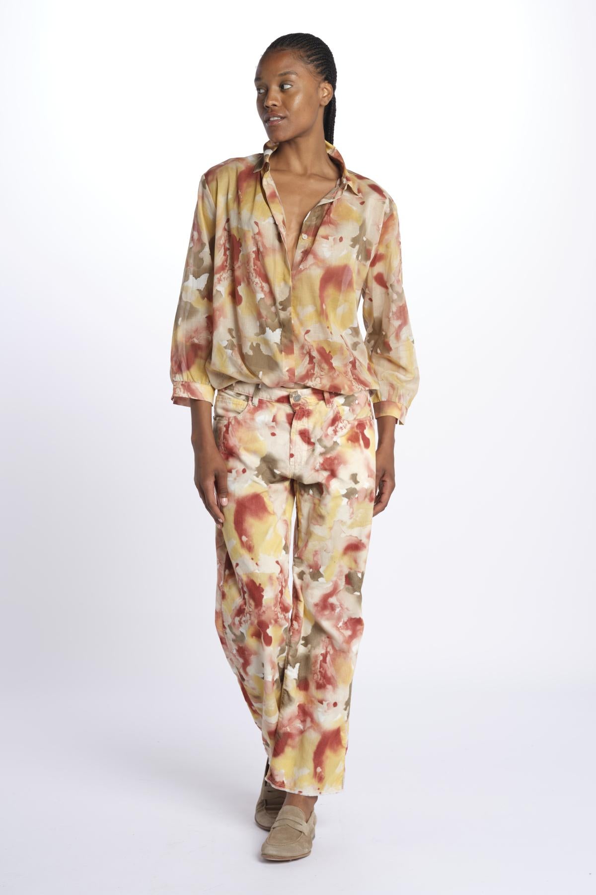 ALOSA pantalone con macchie M27D0ALOSAT3246 S338 massimo alba