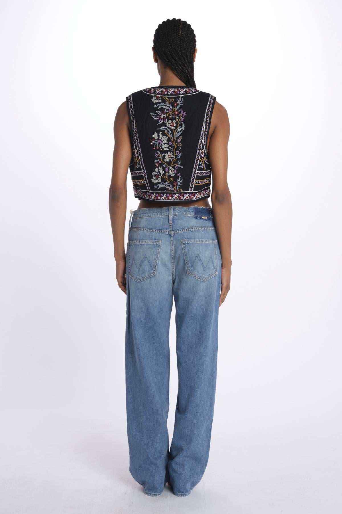 Gilet punto croce COCO BLEUNUIT ba&sh