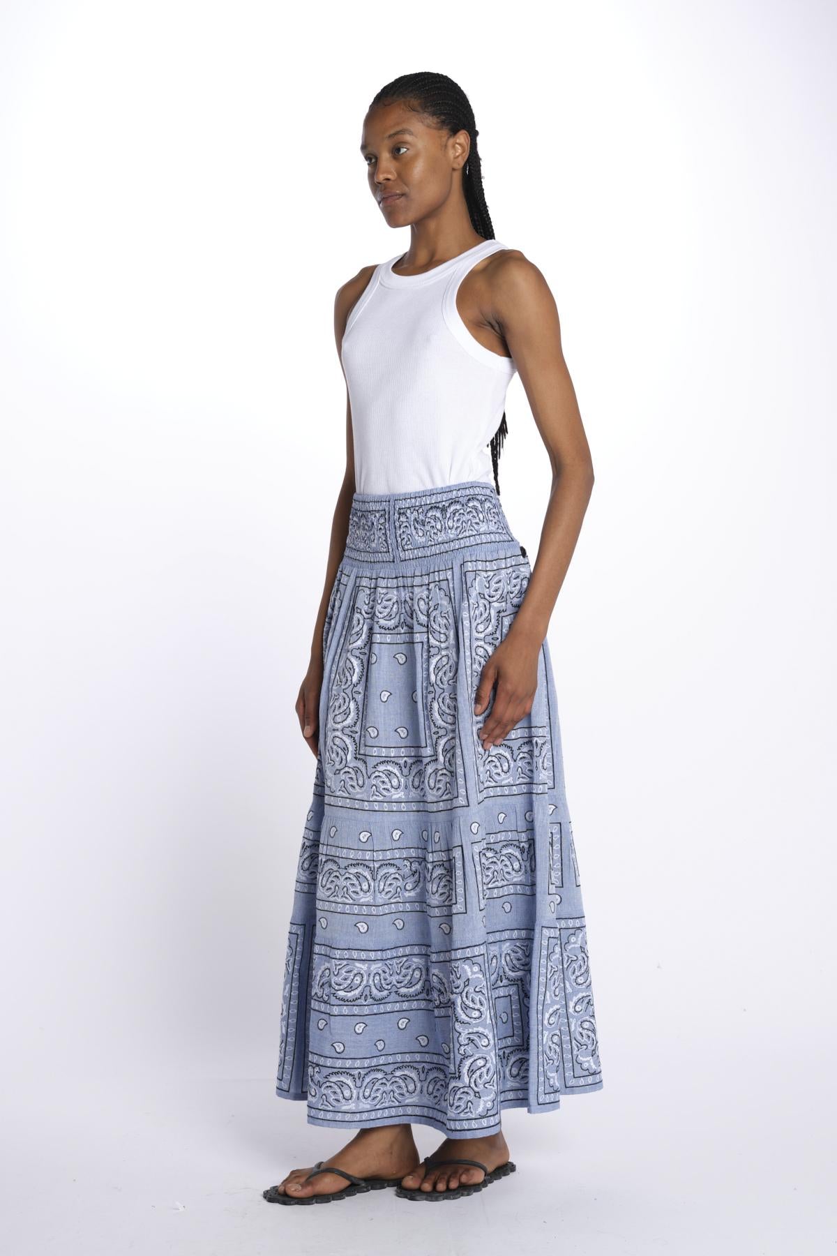 orsina BANDANA SKIRTLIGHT BLU