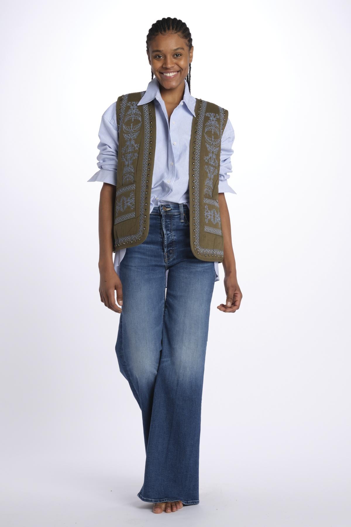 gilet con borchie 180434 U352 scotch&soda