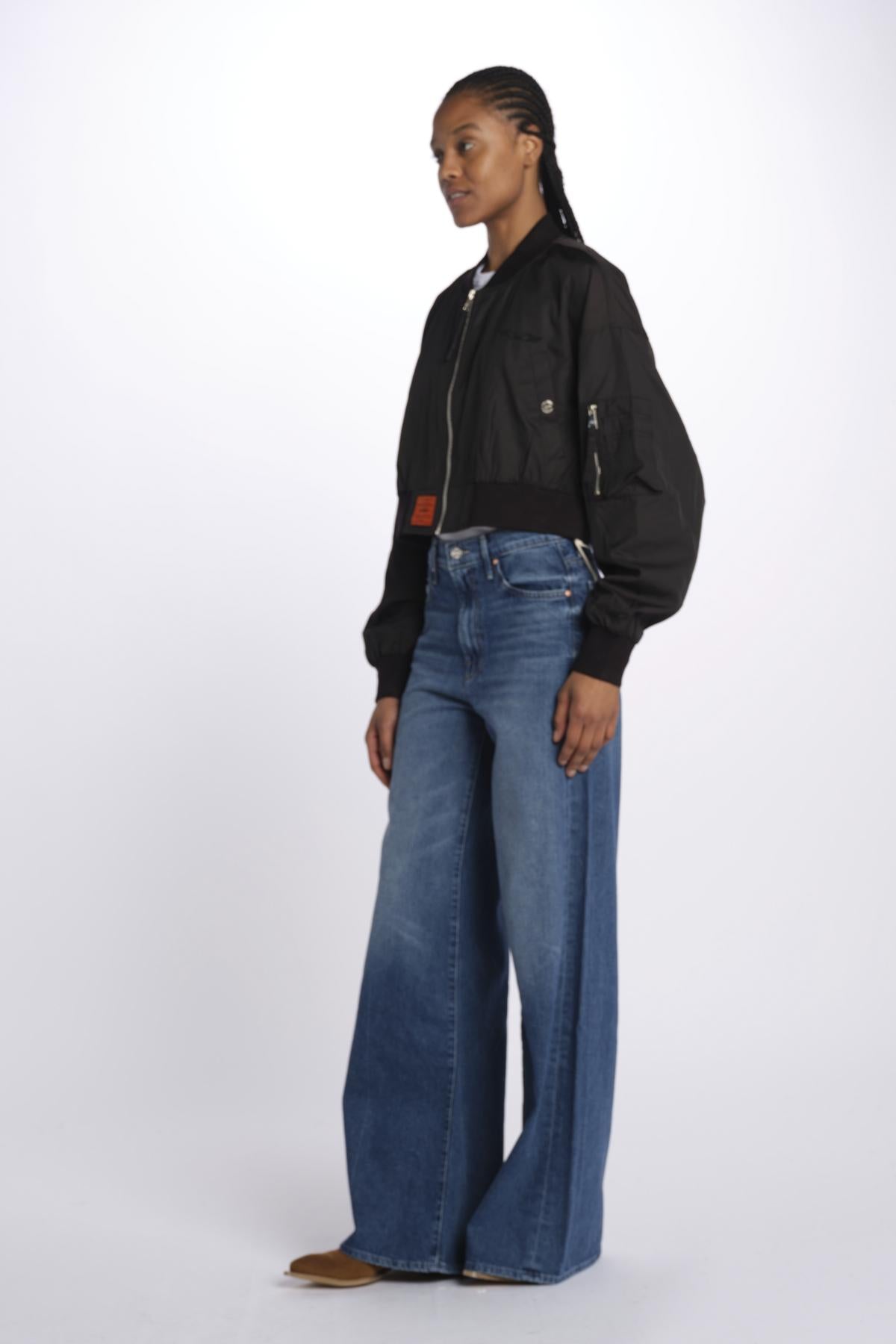 MA202 bomber corto donna EVMA202 BLACK bombers original