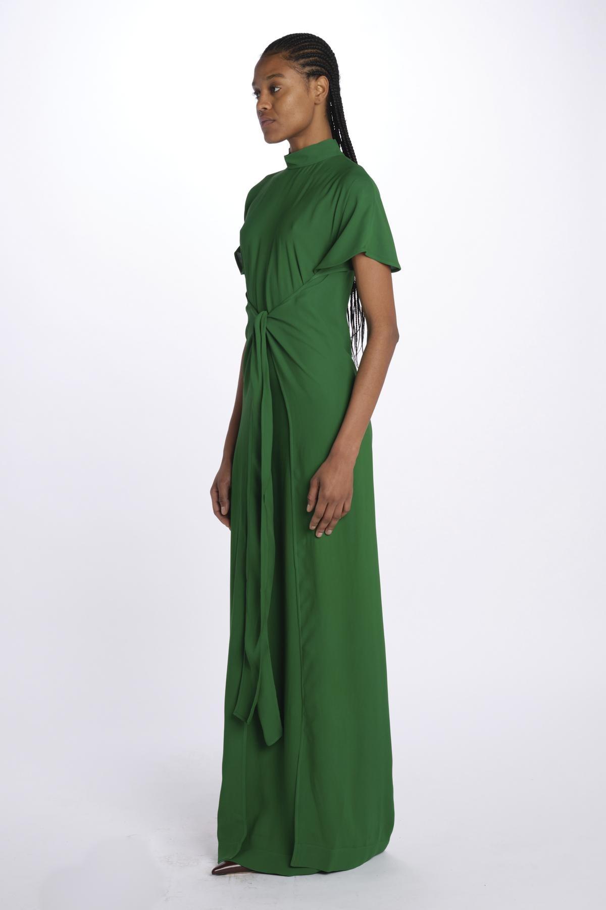 Abito lungo verde m/l H191 5132 5340 n21