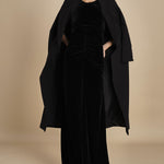 abito lungo in velluto H1215388 9000 n21