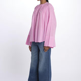 Camicia CIG m/l voile over CIG FLUOPINK laurence bras