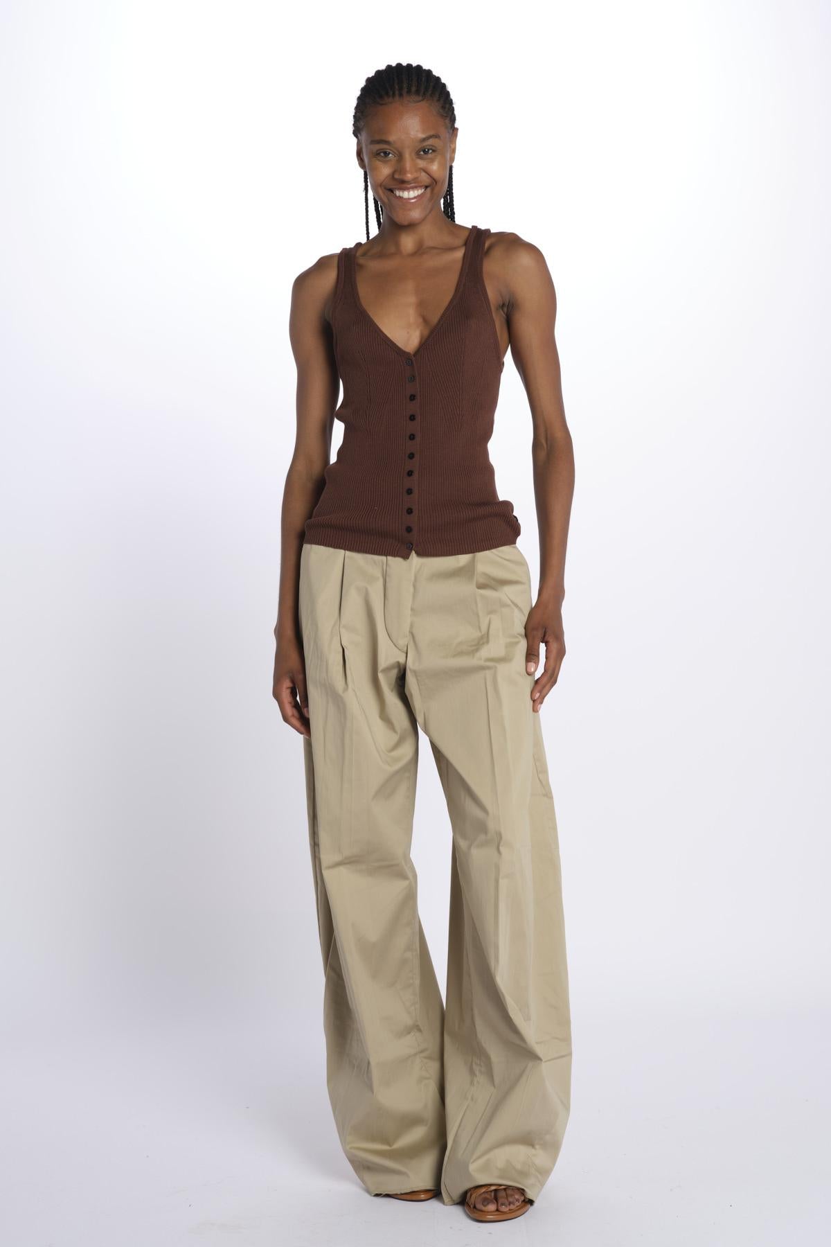Gilet NELLIE costine 5538106 TOFFEE herskind