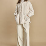 parka ecofur. SELENA ECRU giovanni paris