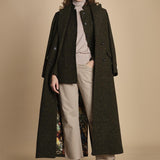 cappotto lungo spinato. BRISTOL VERDONE massimo alba