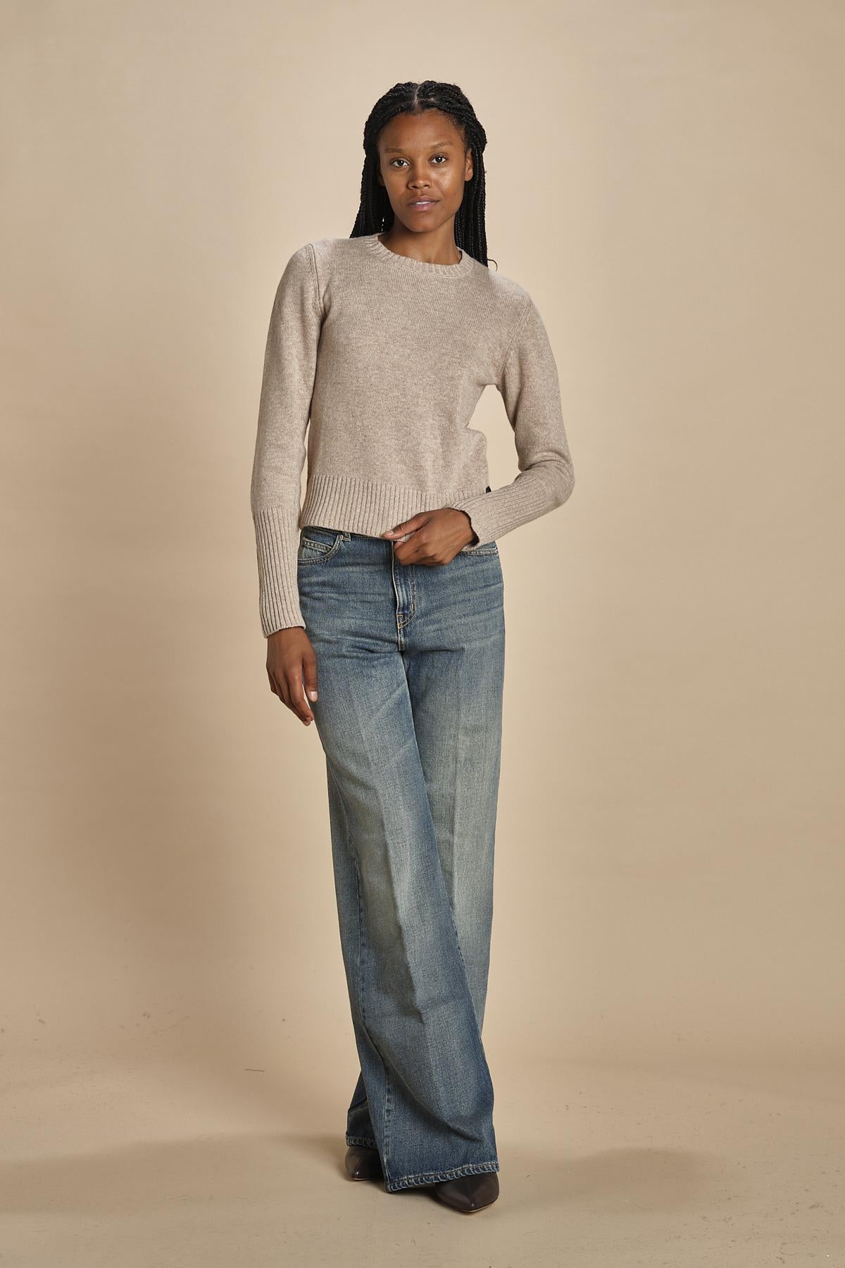 d2501005 girocollo slim by milaura. d2501005 806 CUMINO milaura