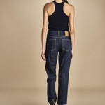 denim skinny cropped LINDY OPEN BLU true avenue