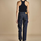 denim skinny cropped LINDY OPEN BLU true avenue