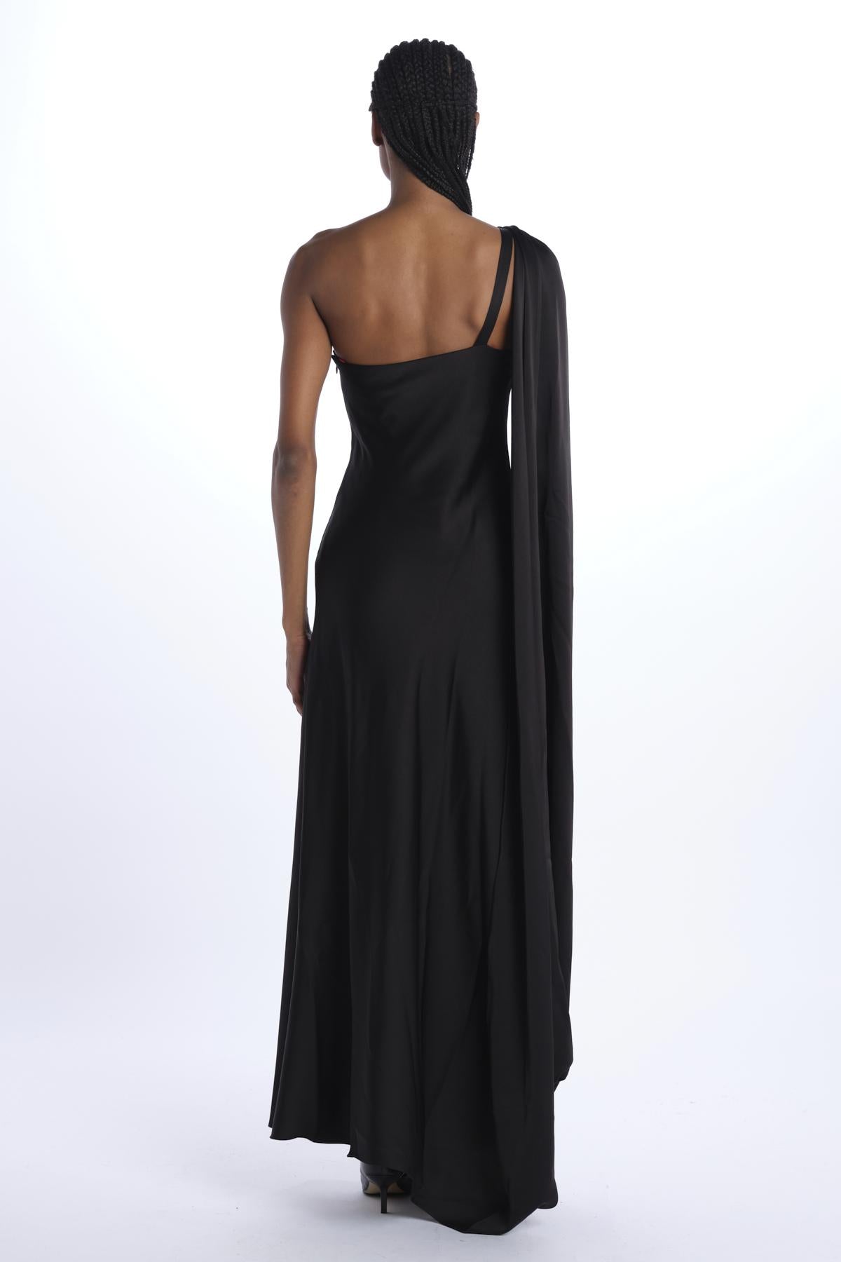 AGU GOWN 10112281 BLACK halston