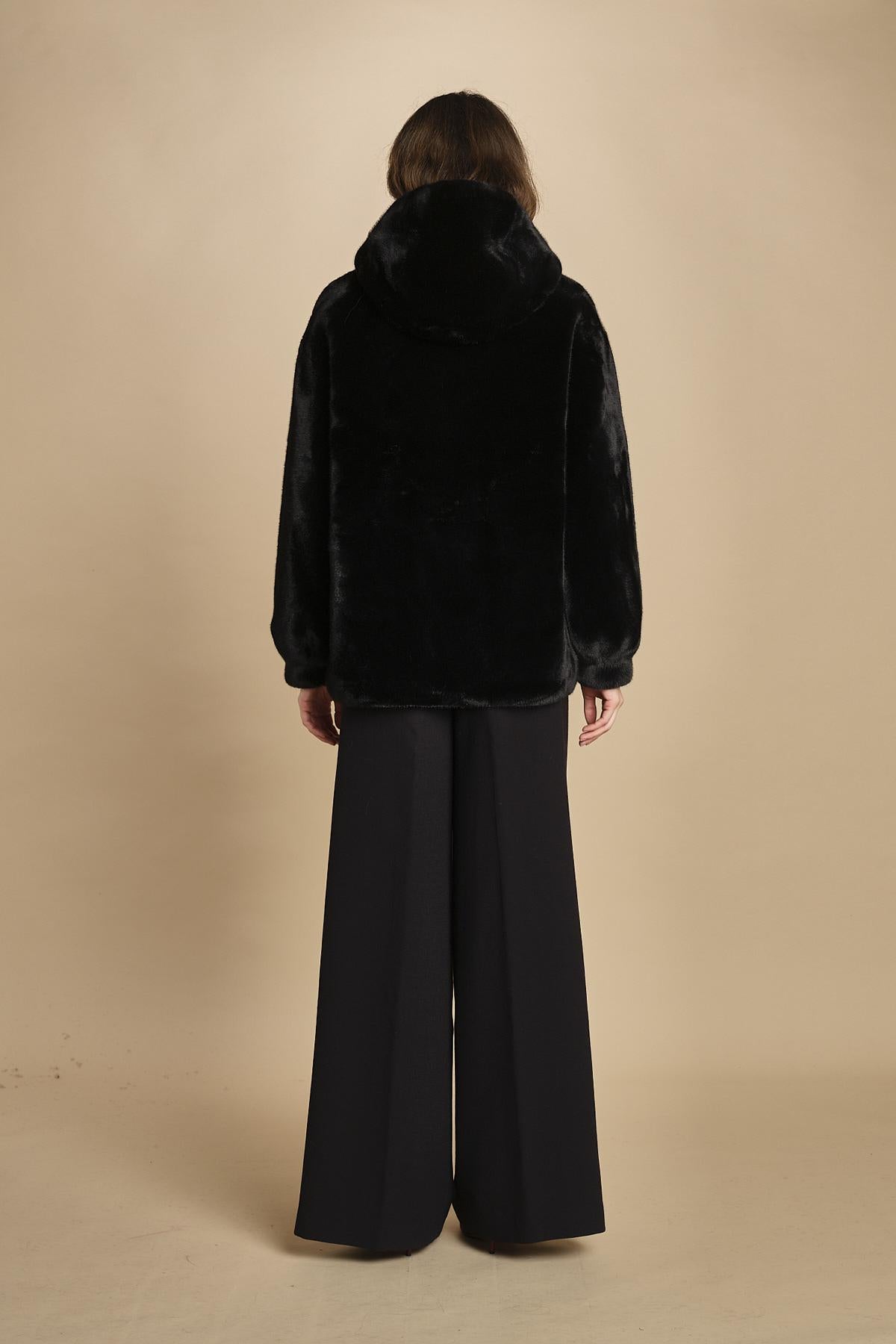 parka ecofur. SELENA NOIR giovanni paris