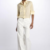 Camicia ANGELO con rouches ANGELO1TEE CREAM antik batik