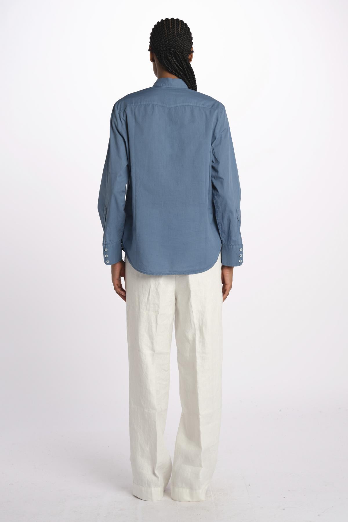 GEMMA camicia con rouches M27D0GEMMAT0278 U562 massimo alba