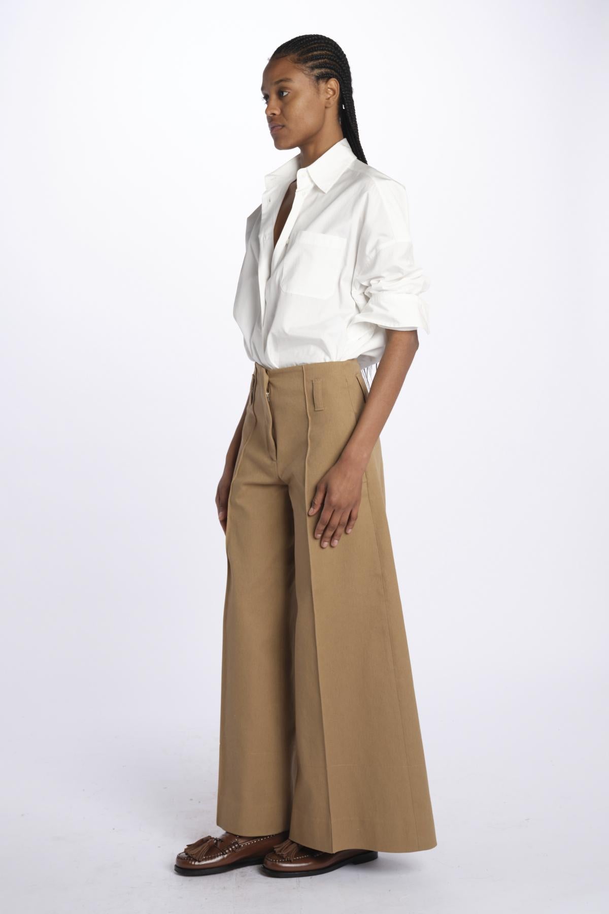 Pantalone ORIANA cropped nervature denim ORIANA540170 18 quelledue