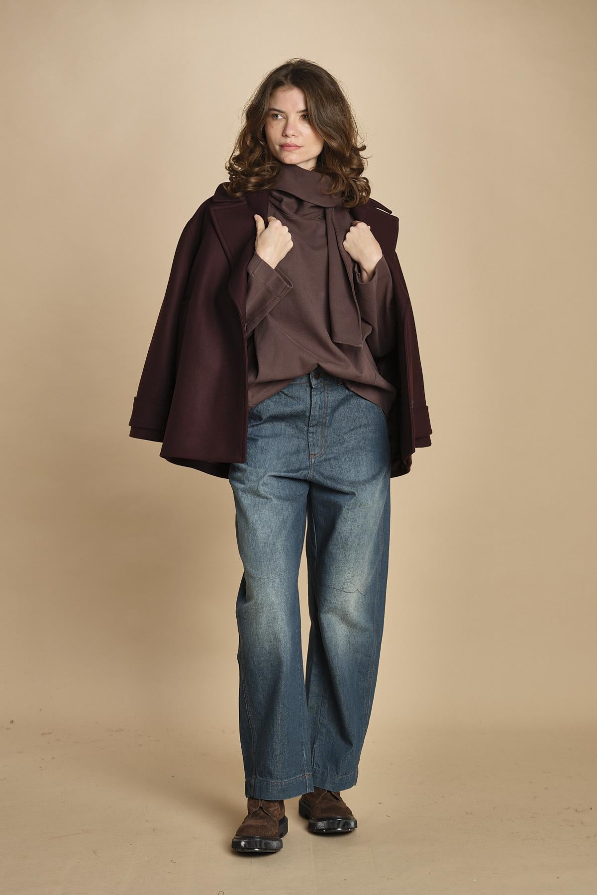 top in jersey con nodo. SWE0400FREJA MAR45 soeur