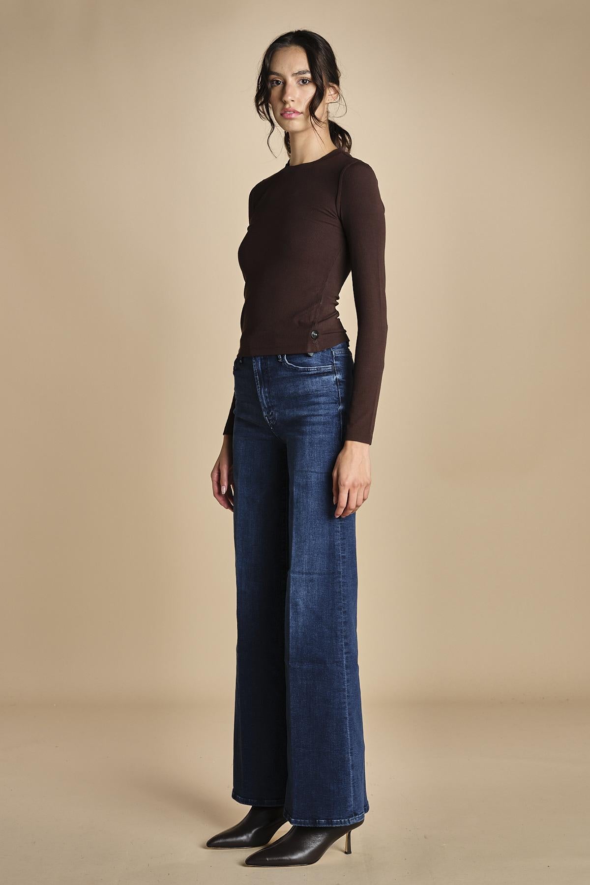 denim a zampa THE HUSTLER ROLLER SNEAK10507 104_B mother