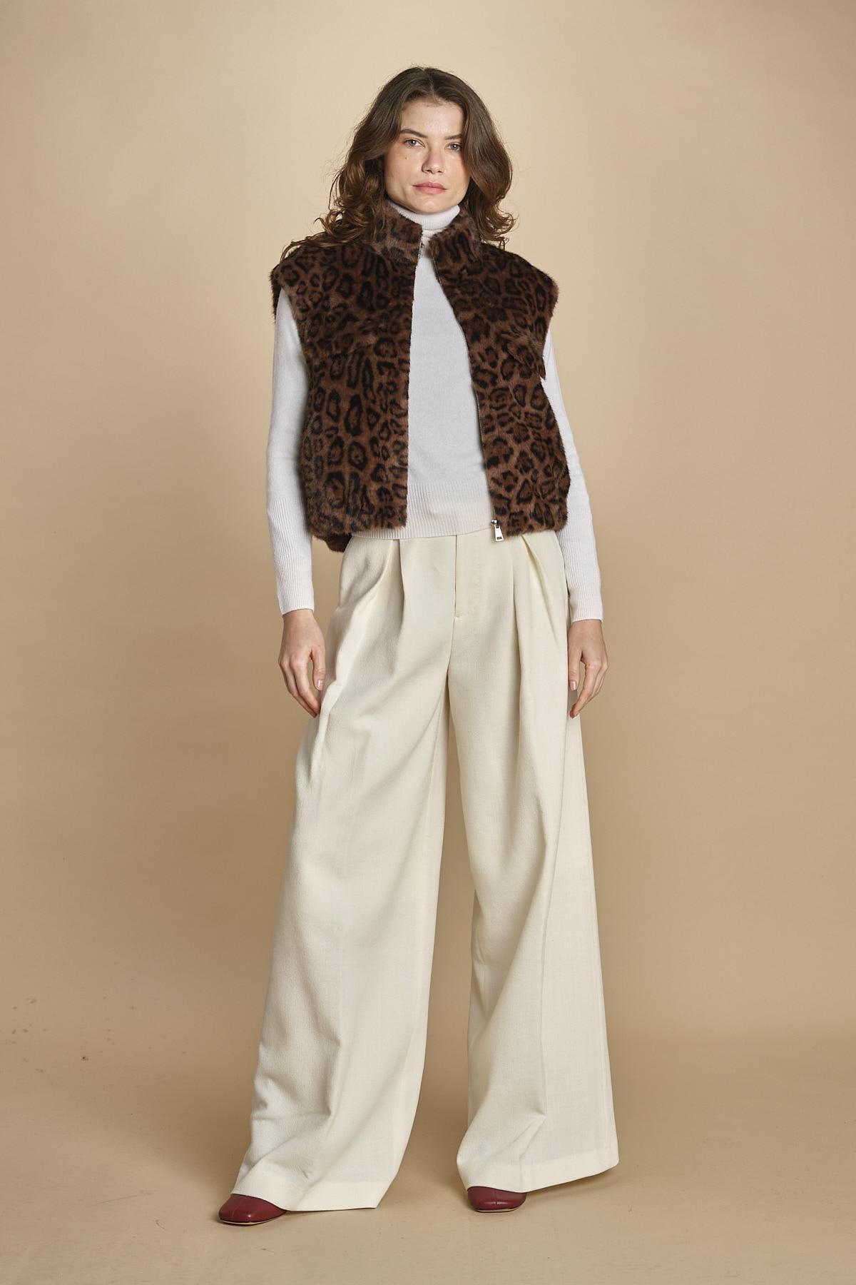 gilet in ecofur. GABI LEO giovanni paris