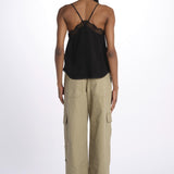 Christy cdc perm top spallina sottile PWGCP0702F NOIR zadig & voltaire
