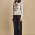 felpa lunga. KWSW02802 ECRU 102 zadig & voltaire