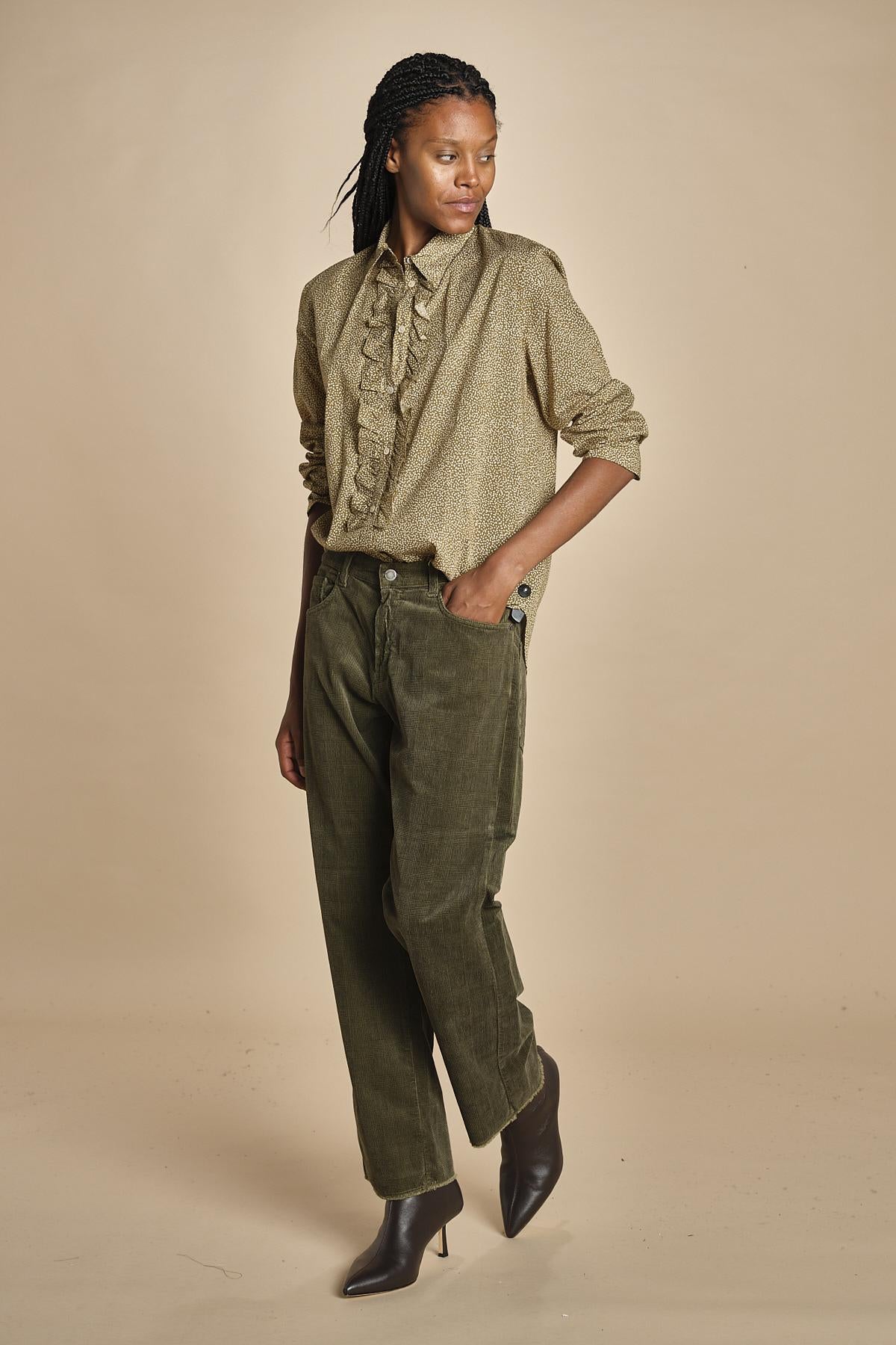 Camicia GEMMA rouches micropois P28D0GEMMA-T4732 S669 massimo alba