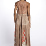Abito s/m fiori piazzati Maxi Hippydress Sleeveless MHS TD1 CR1 yvonne s.