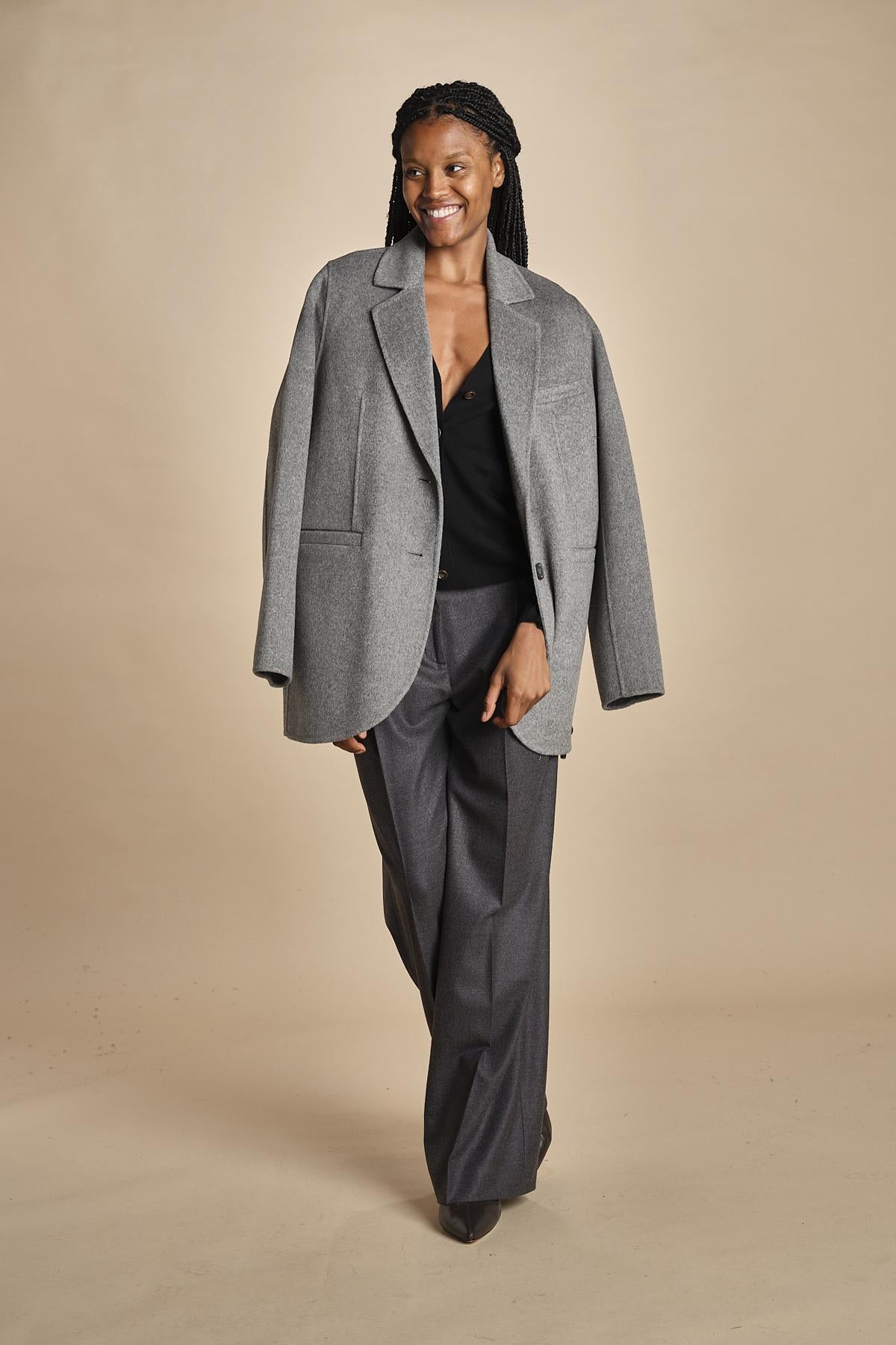 MIL LAU2 cardigan a costine fin.16 MIL LAU2 E14035 NERO milaura