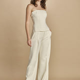 top bustier in cady 31351-313 LATTE 02 federica tosi