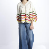 Blousa nastra LIBERTY BEIGE chufy