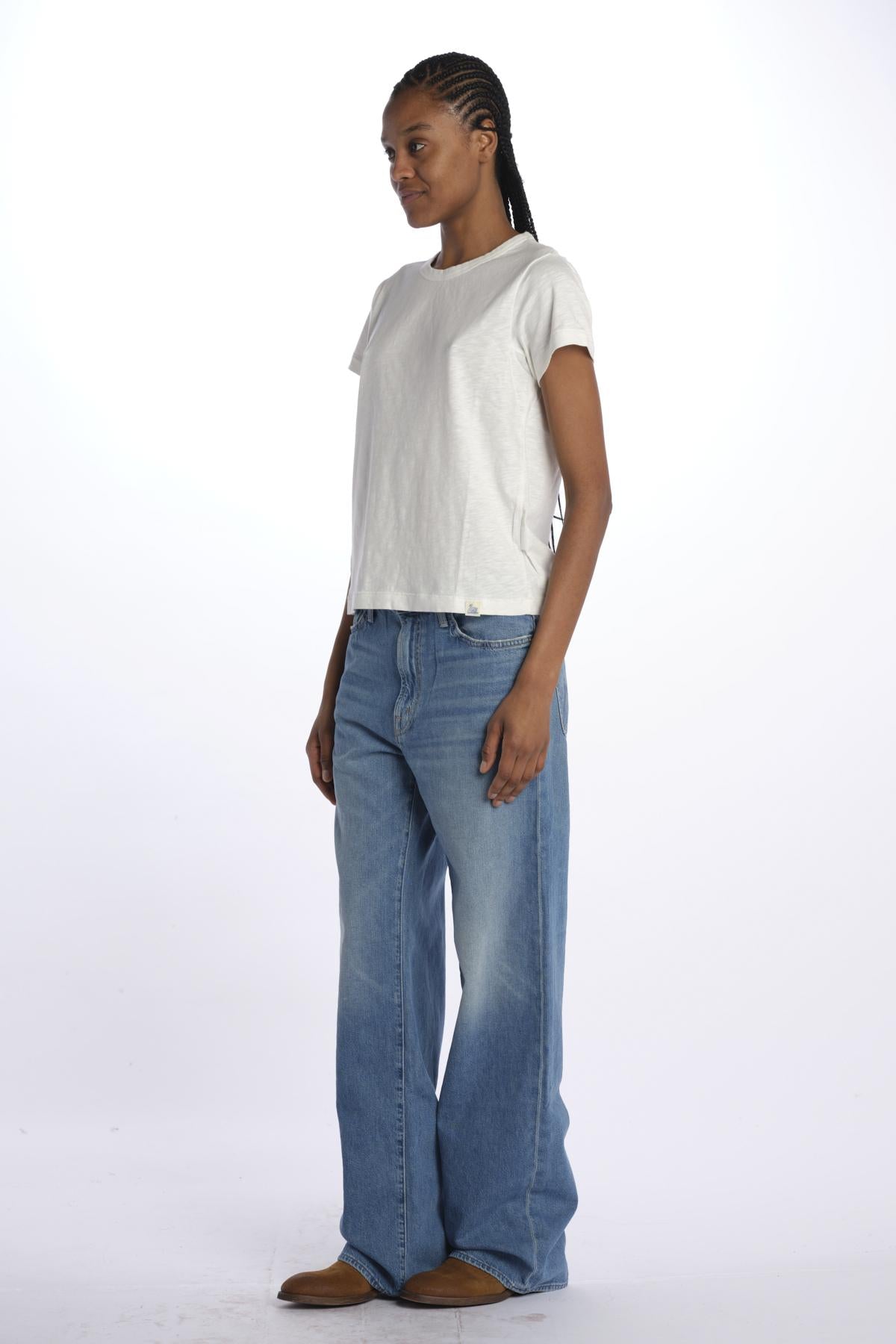 T-shirt girocollo m/c basic WSCT20 WHITE merz b