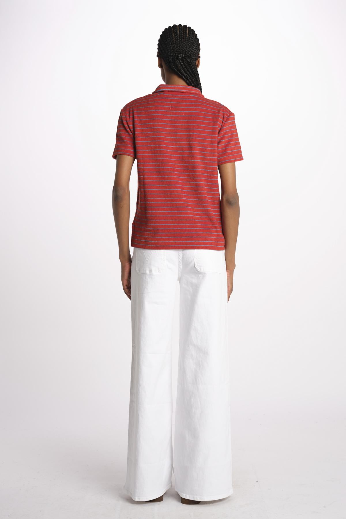 Polo spugna righe DREAM JOURNAL ARANCIO howlin'