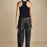 denim cropped ZELDA OPENBLACK true avenue
