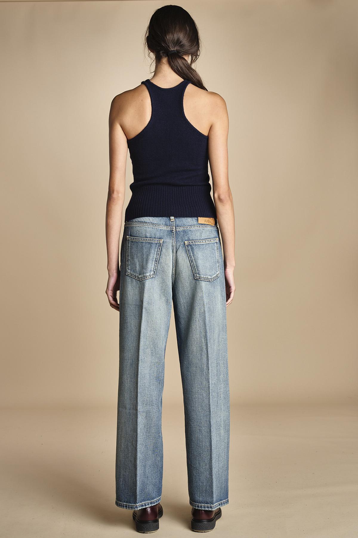 denim cropped ZELDA OPENBLUE true avenue
