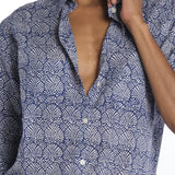 Camicia COQUILLAGES KIPRO 502Y terre rouge
