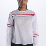 TPXSWHC10000V0737SC OPTICAL WHITE jupe by jackie