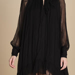 miniabito in voille DOLLY BLACK mes demoiselles