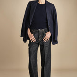 denim cropped ZELDA OPENBLACK true avenue