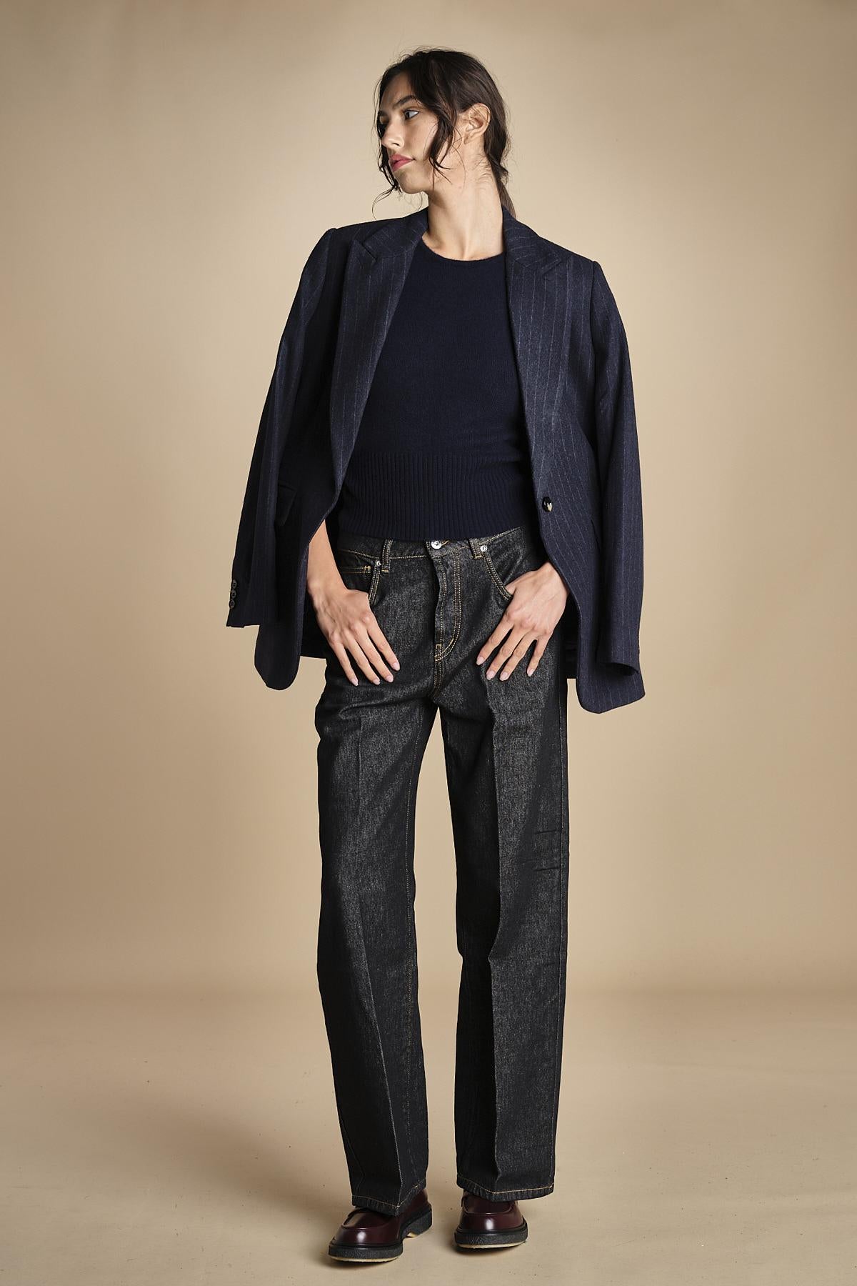 denim cropped ZELDA OPENBLACK true avenue