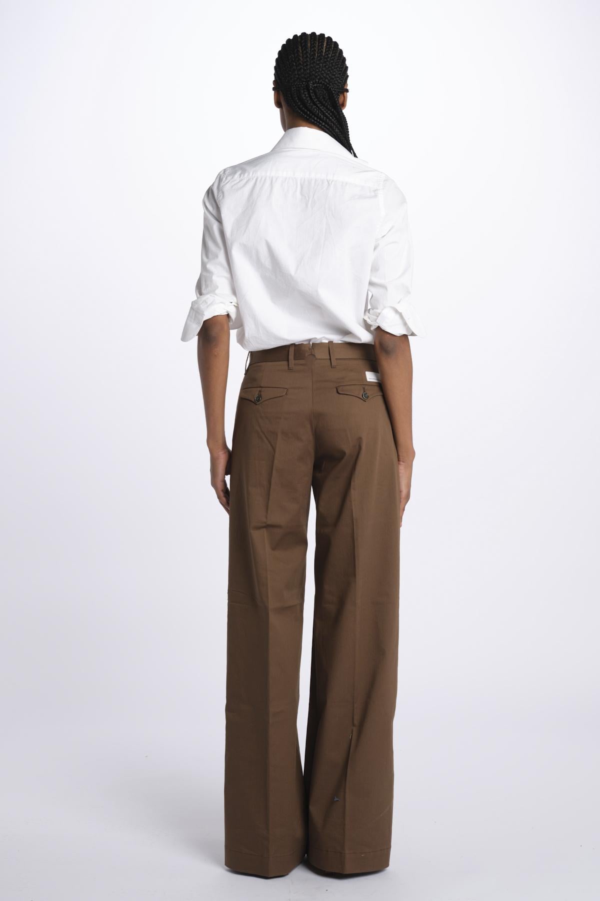 Pantalone NADIA co/ stretch NADIA NAC120 P01 CAFFE nine in the morning