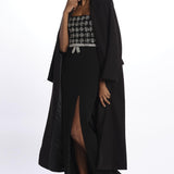 RINA SPLIT GOWN BLACK rebecca vallance