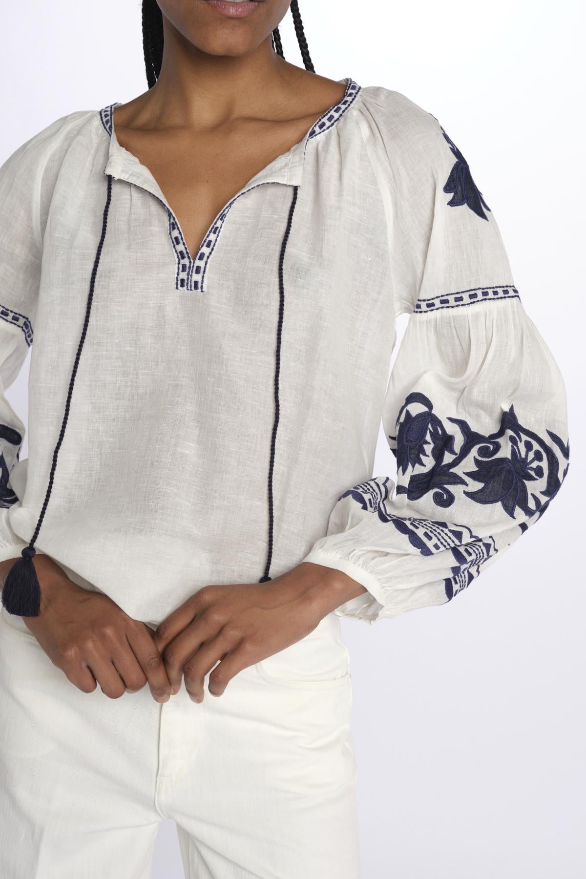 benaras soleil BE24877AWHITE NAVY
