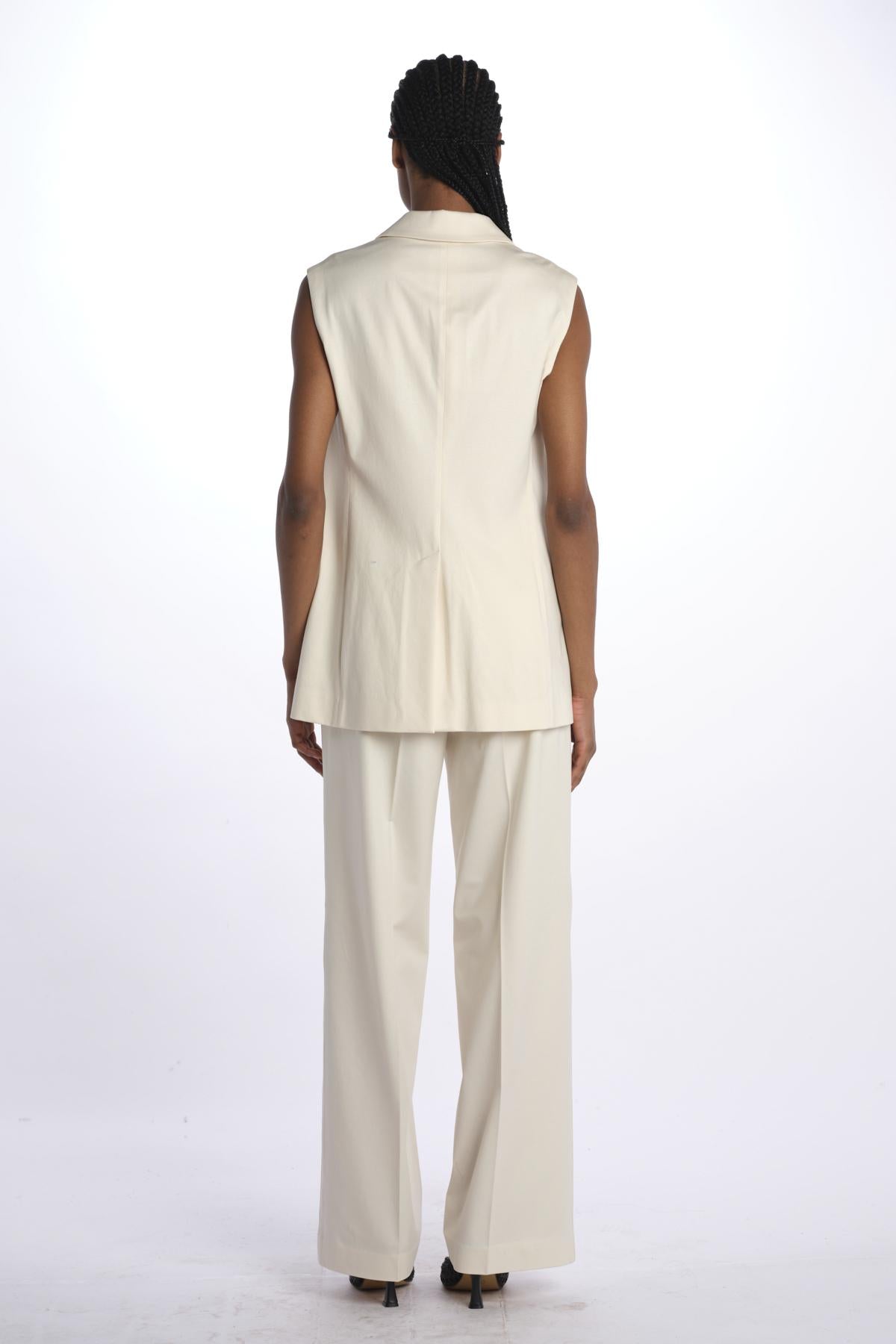 Gilet filo scozia 3417 AVORIO circolo 1901