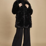 cappotto in ecofur. ANASTASIA NOIR giovanni paris