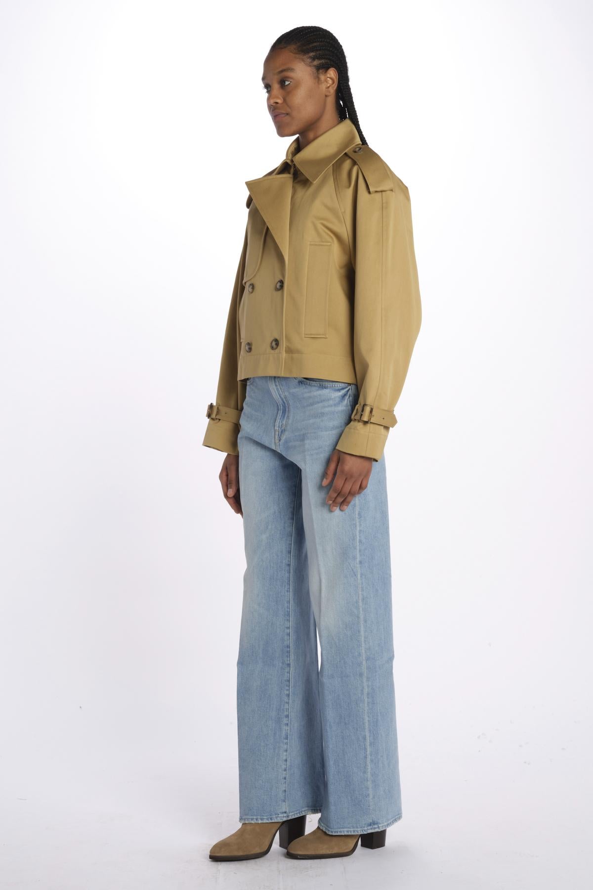 Trench corto IO119118 BE455 ivy oak