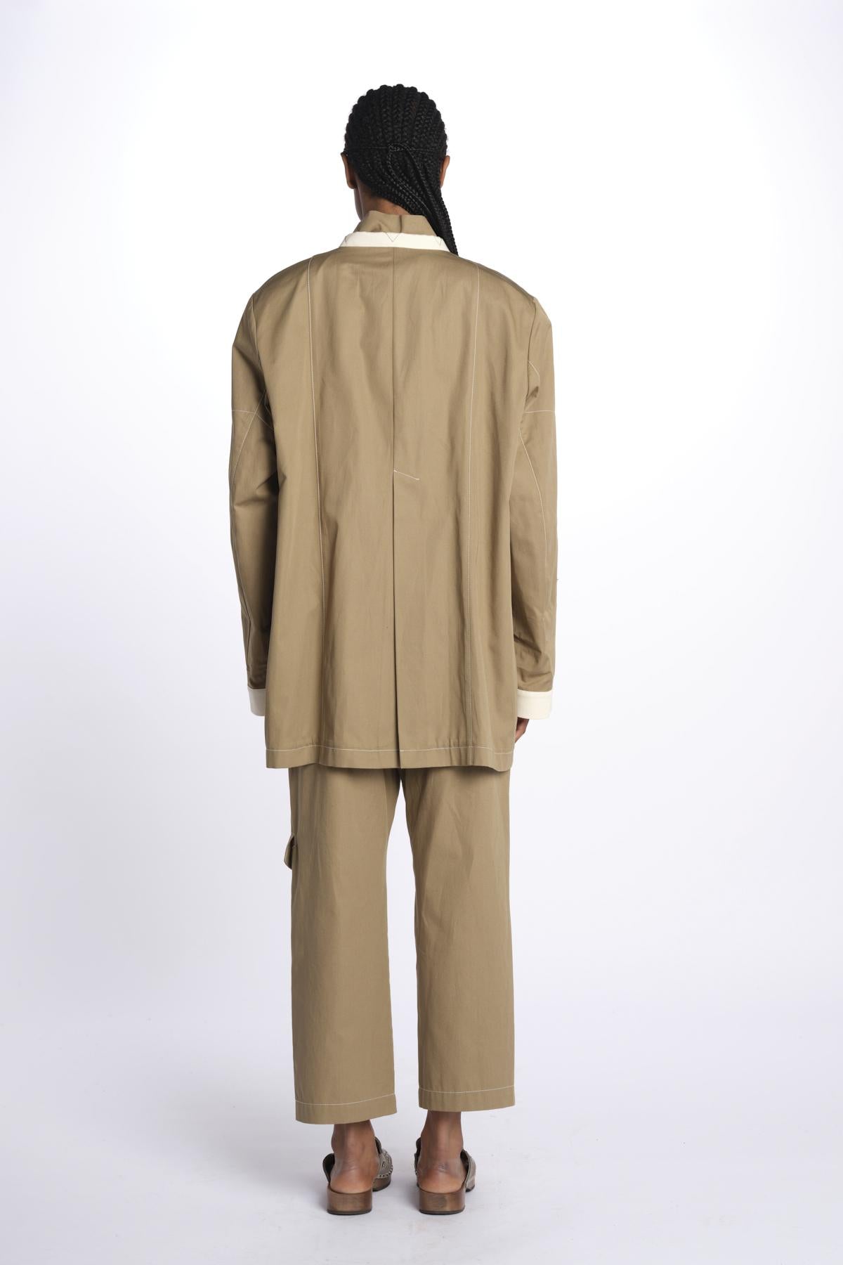 Giacca BIRKIN WORK BLAZER over 10315 070 KHAKI jejia